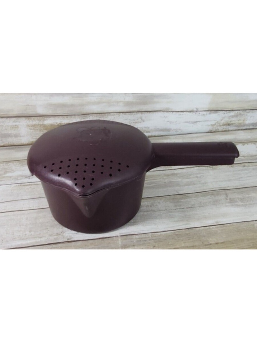 Pampered Chef Retired Maroon 4 Cup 1 Quart Small Micro Cooker Steamer